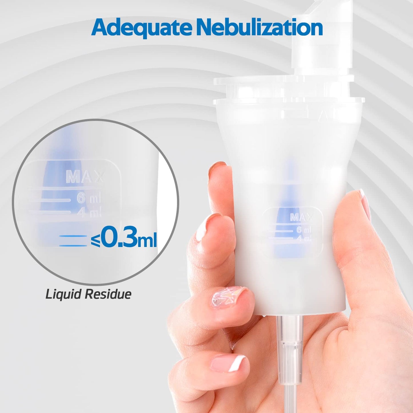 Nebulizadora Ultrasónica Adultos Niños, Tratamiento Respiratorio Portátil