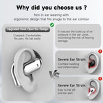 Auriculares Bluetooth 5.4 de Oído Abierto,Manos Libres Bluetooth