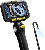 Boroscopio articulado bidireccional con luz, pantalla IPS, 5