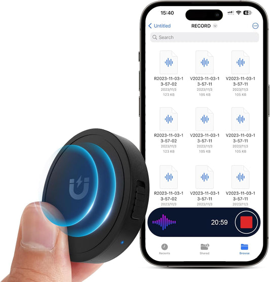 Grabadora de voz 128G portátil conferencias