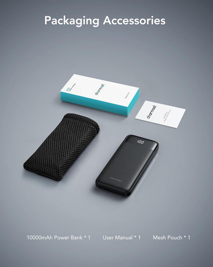 Charmast - Batería portátil con cable integrado 10 000 mAh (Usado)