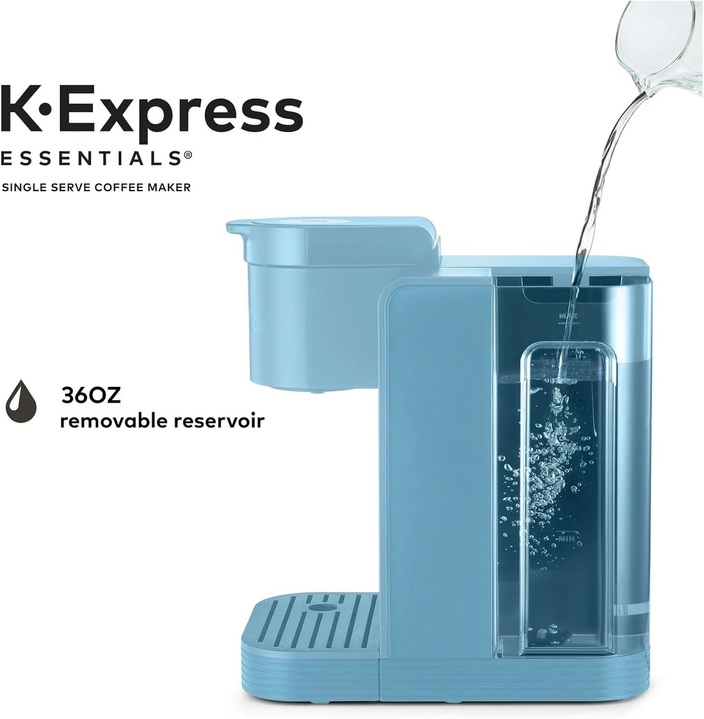 K-Express Essentials Cafetera de de cápsulas KCup una sola porción KEURIG