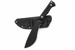 Cuchillo Kubey KU241 Machete, hoja fija mango G10, hoja estilo Kurki.