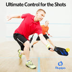 Niupipo  MX-19  Paletas de Pickleball,Juego de 4 Bolas y 1 Bolsa.