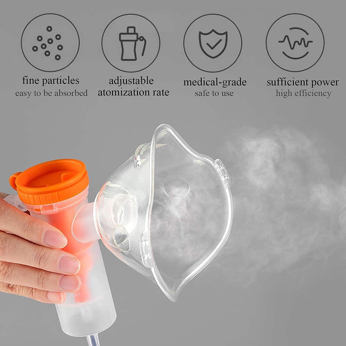 Nebulizador portatil compacto para niños y adultos, uso doméstico