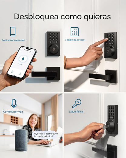 Cerradura inteligente de seguridad eufy C30, entrada sin llave, T85D0