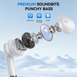 Auriculares inalámbricos ligeros S58 V5.3 ENC