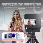 Teleprompter portátil para teléfono Lens Go TC7-S, control remoto