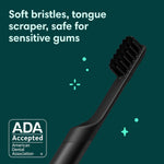 Cepillo de dientes sónico, inteligente, recargable, cerdas suaves.