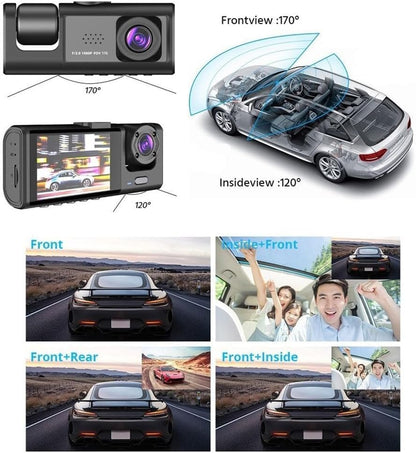 Grabadora de tráfico para vehículo 1080P Black Box Super HD (USADO)