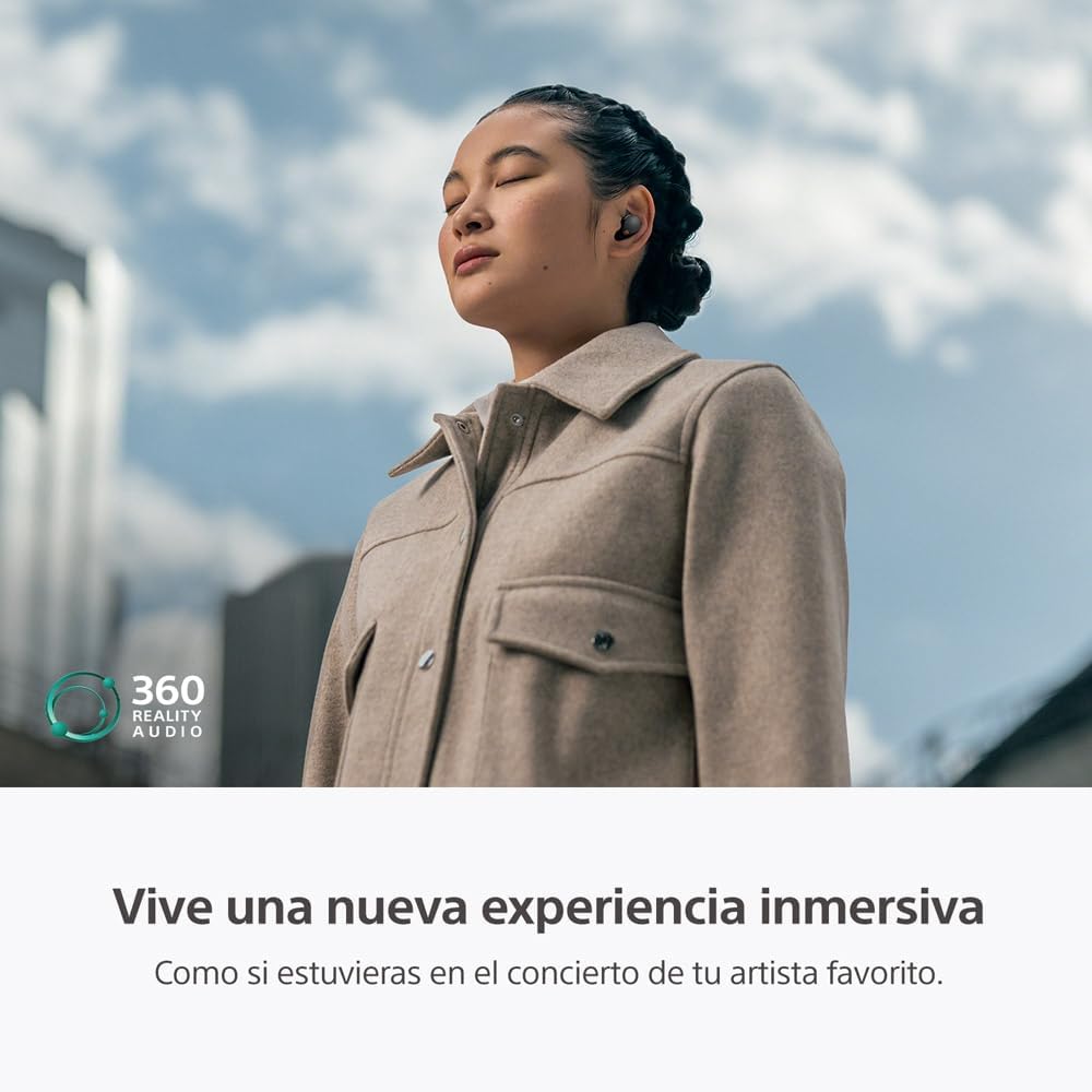 Sony Earbuds, con cancelación de Ruido, Intraurales, (USADO)