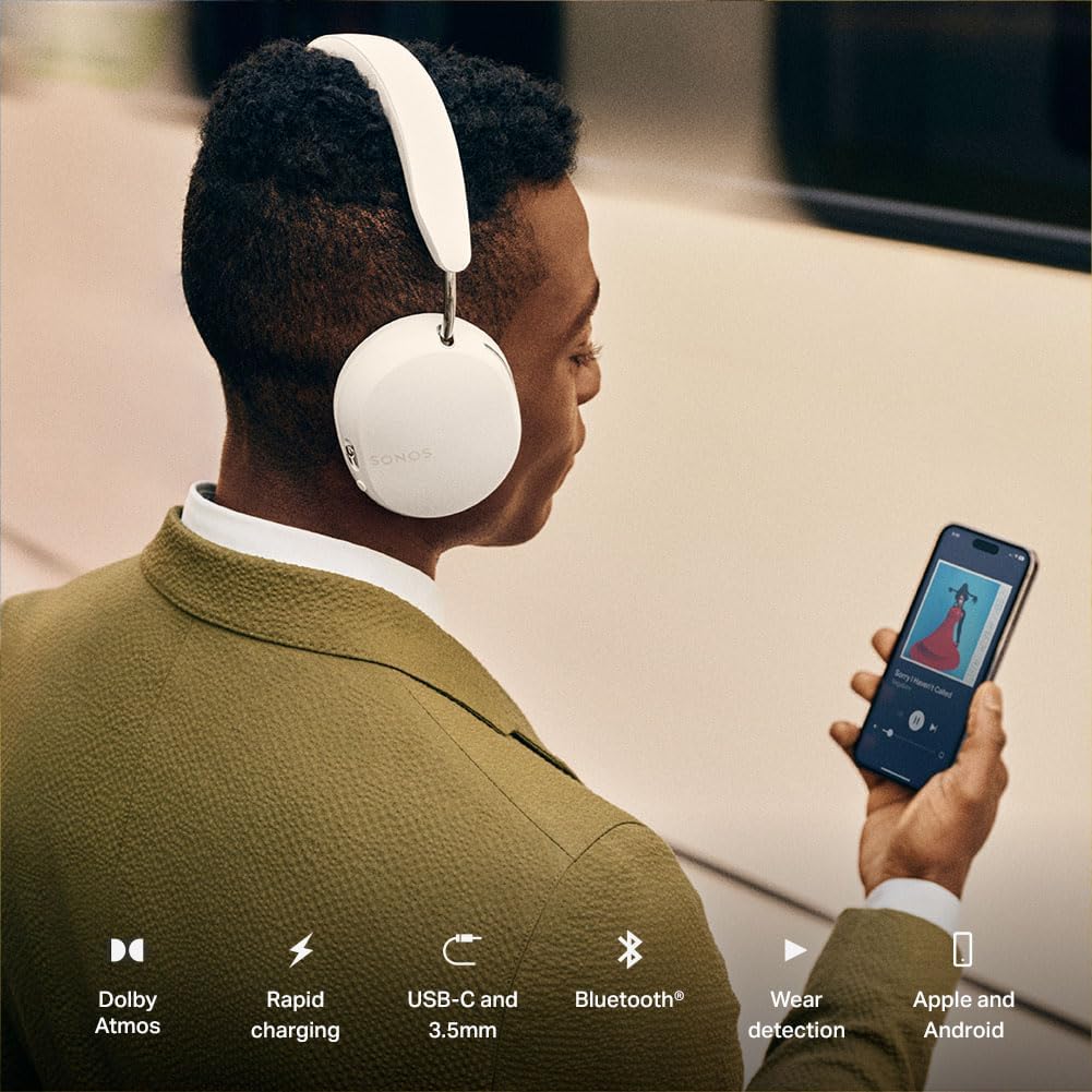 Sonos Ace Audífonos Inalámbricos Over-Ear, (USADO).