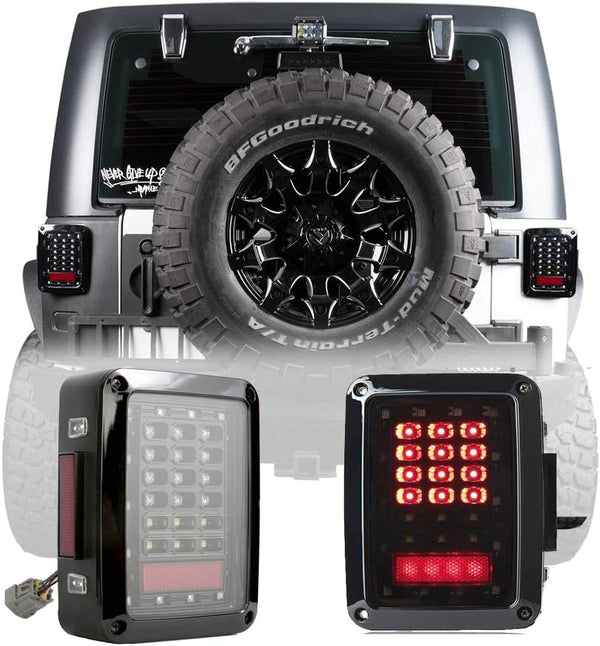 Luces traseras Wrangler (07-18) con luz de freno y señal de giro