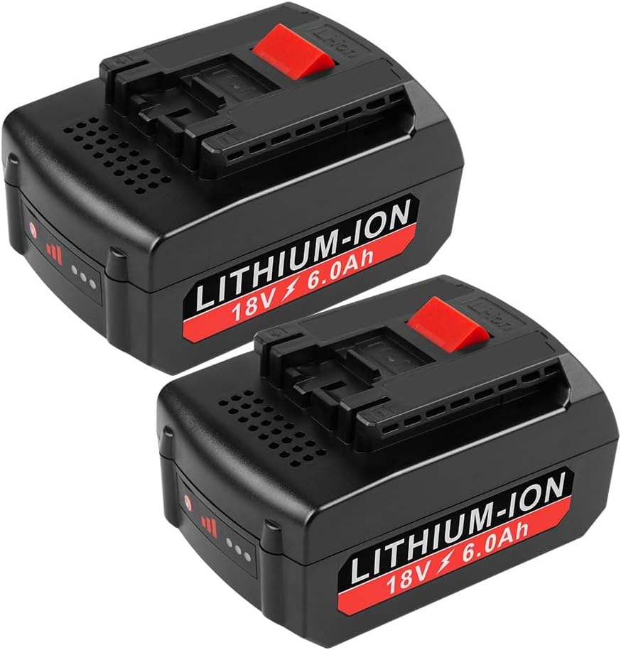 Batería de litio, repuesto, 18V, 6.0 Ah para Bosch BAT609.