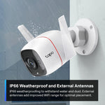 Cámara Seguridad WiFi Exterior 3MP Alexa Tapo C310