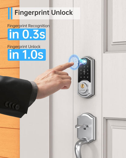 Juego de cerradura inteligente para puerta delantera, Smonet Y1-BF.