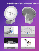 Iluminación empotrable inteligente Govee de 4", H601B luz LED RGBWW