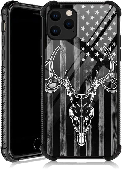 Funda compatible con iPhone 14/13, diseño con patrón de parachoques trasero.