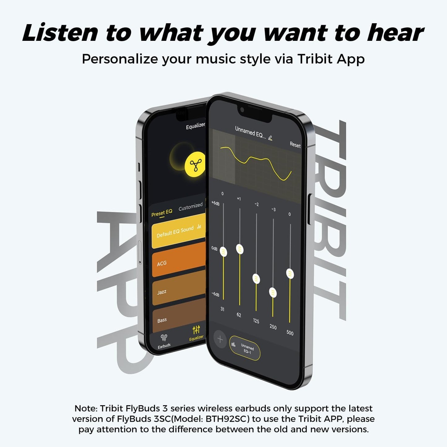 TRIBIT  FLYBUDS 3, Audífonos inalámbricos.