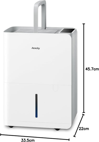Deshumidificador Aeocky Inteligente Con Drenaje Continuo 25L/d