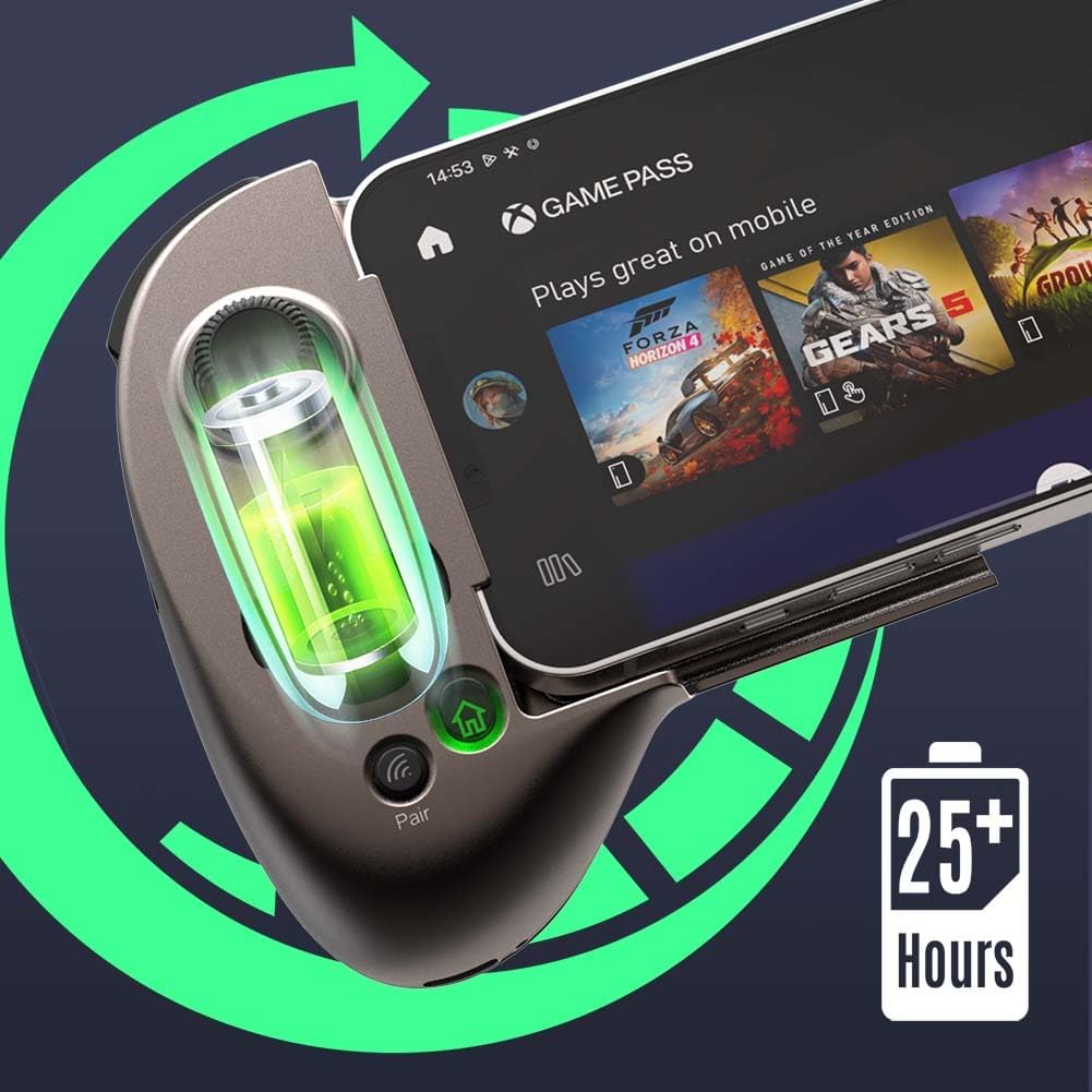 Mando de juegos móvil ShanWan, para iOS y Android, inalámbrico BT.