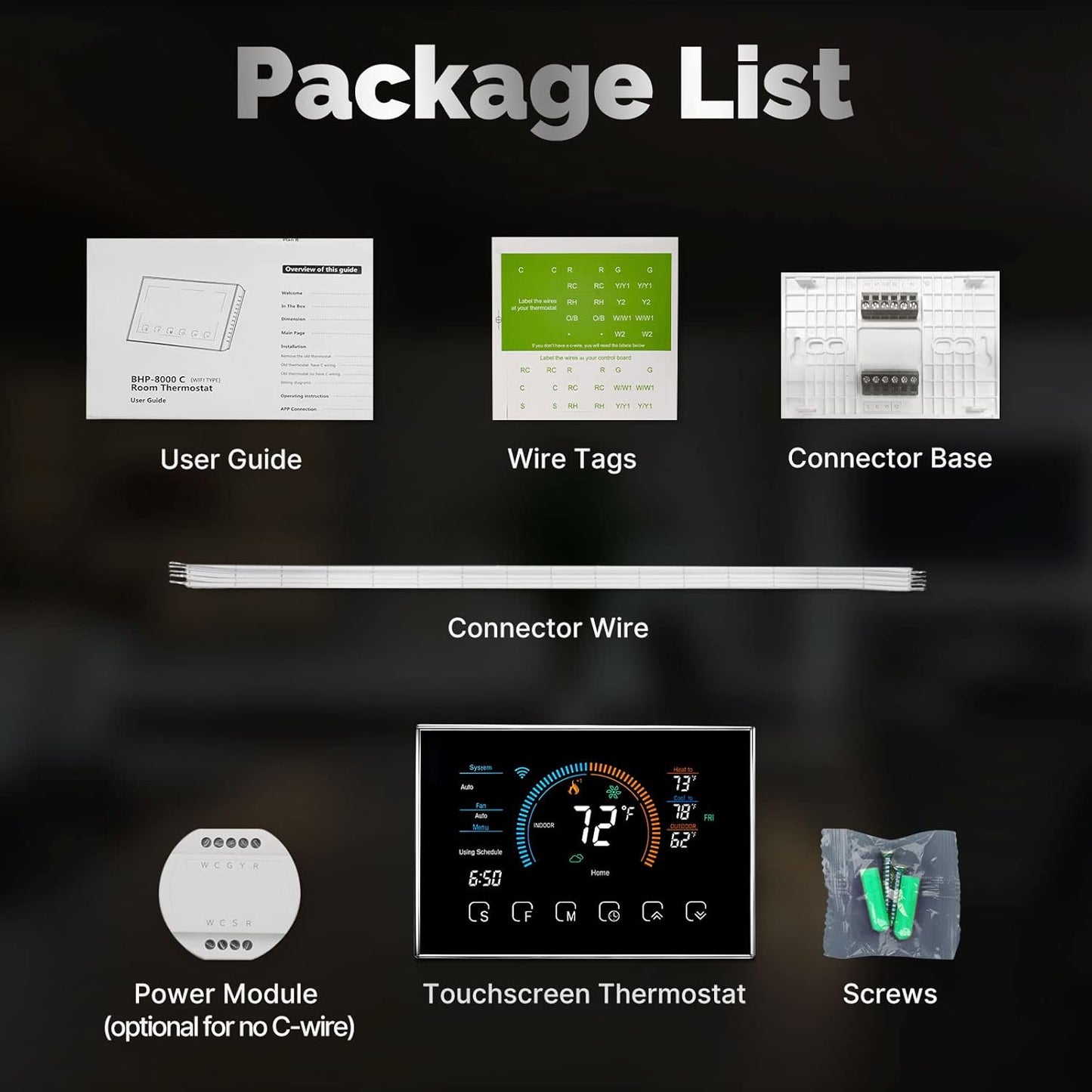 MOES - Termostato inteligente para el hogar, termostato WiFi.