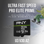 Memoria MicroSD 1TB PNY Pro Elite Prime U3 V30 A2 200MB/s SD