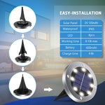 19 Luces Solares Para Exteriores Impermeables Blanco Frio (USADO)