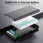 Batería portatil 36800 mAh 3 Salidas