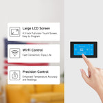 Termostato inteligente para casa con adaptador de cable C, EDGEANT