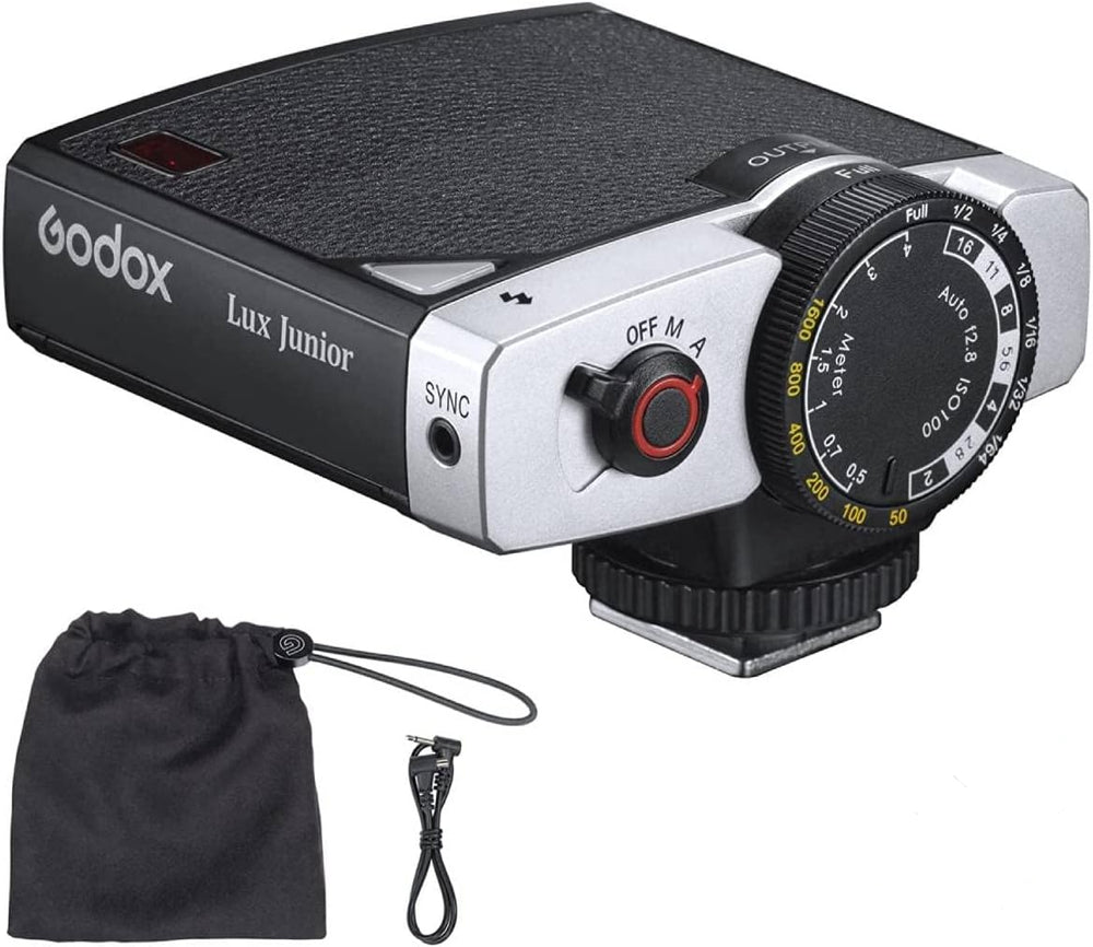 Flash de cámara retro, Godox Lux Junior,  7 niveles.