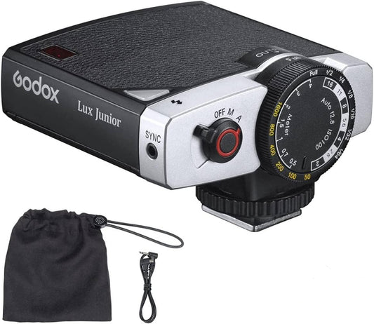 Flash de cámara retro, Godox Lux Junior,  7 niveles.