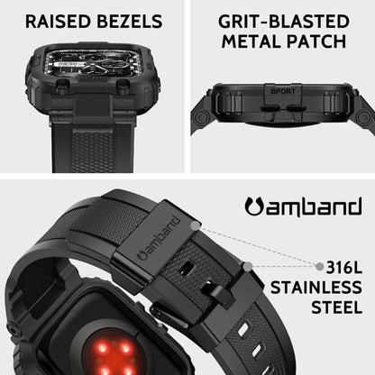 Funda deportiva para Apple Watch, amBand M1, 49mm, TPU.