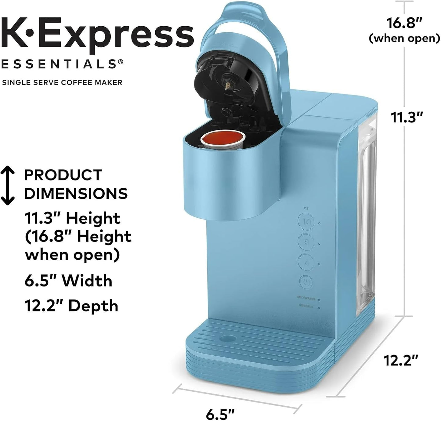 K-Express Essentials Cafetera de de cápsulas KCup una sola porción KEURIG