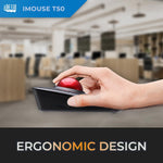 Mouse Inalámbrico Ergonómico Trackball Adesso iMouse T50