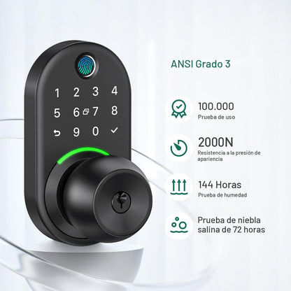 Cerradura Inteligente Yamiry Huella Digital Con Teclado