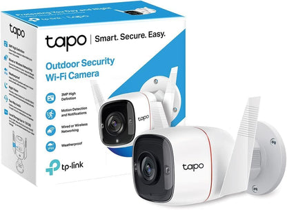 Cámara Seguridad WiFi Exterior 3MP Alexa Tapo C310