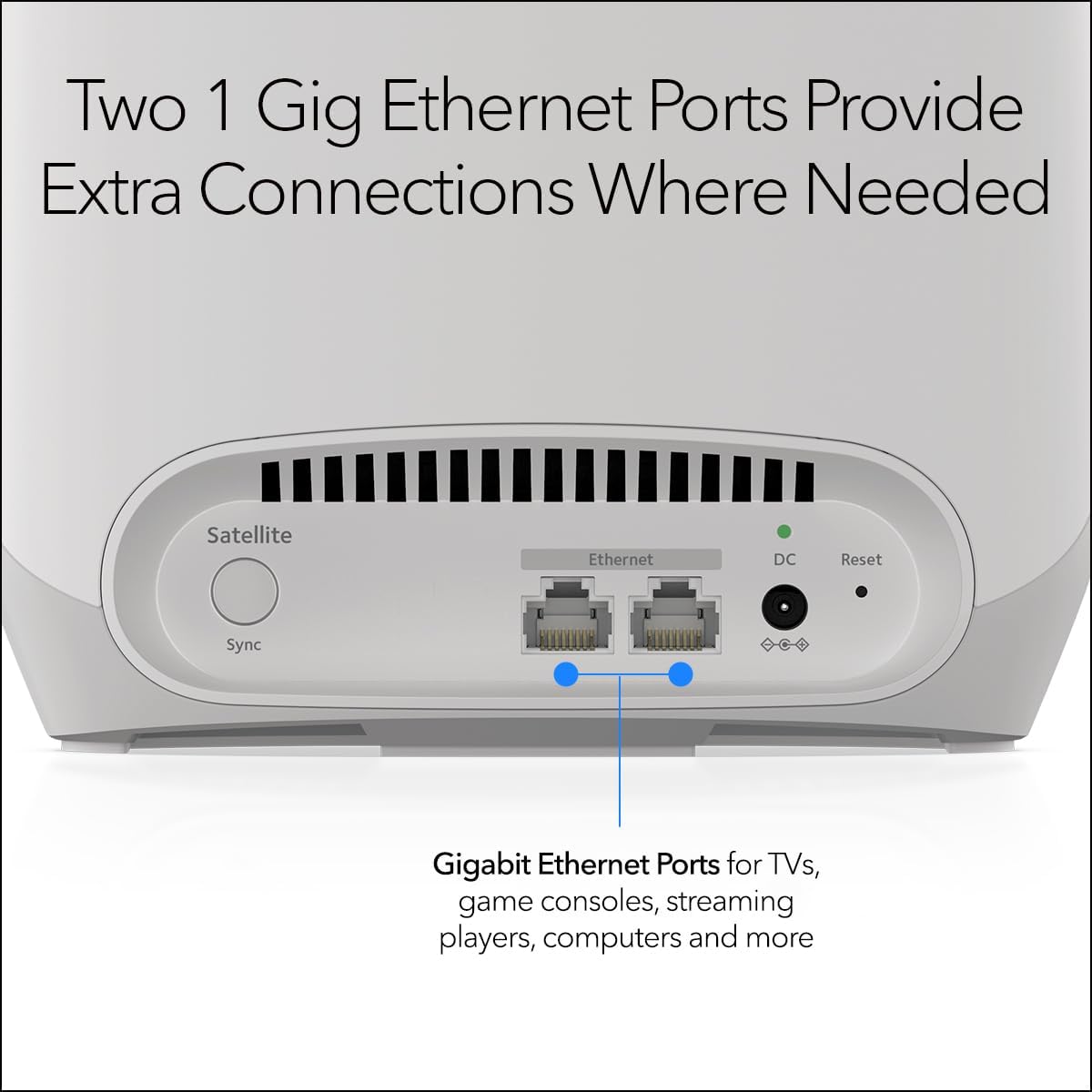 Sistema mesh, Orbi Modelo RBS760, RBR760, WiFi 6.(USADO)