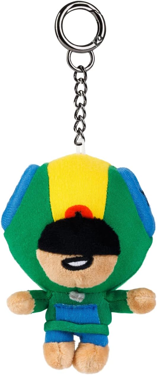 Peluche con clip de Brawl Stars, LEON.