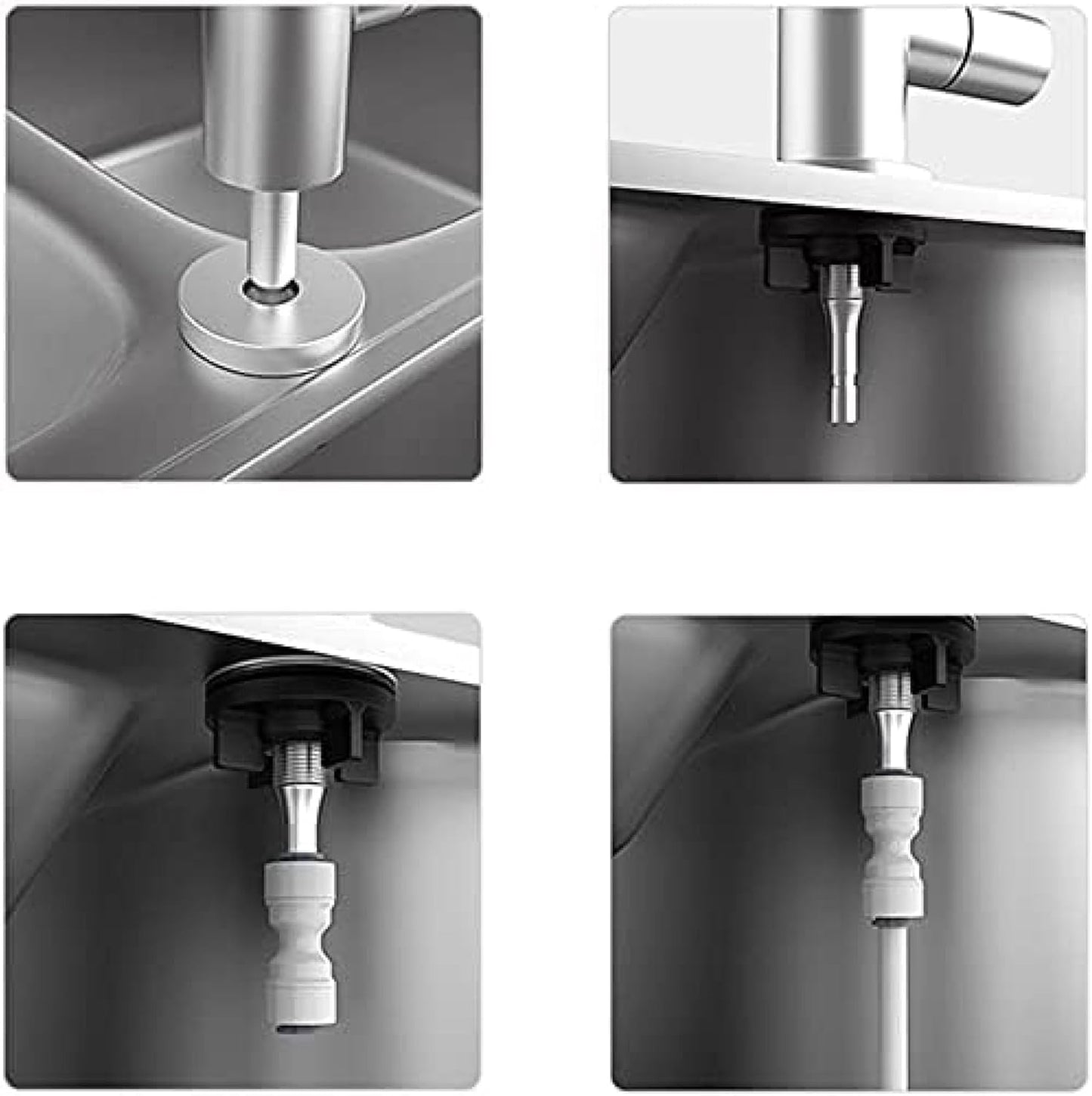 Grifo De Filtro De Agua Potable  Cepillado 360 GRADOS