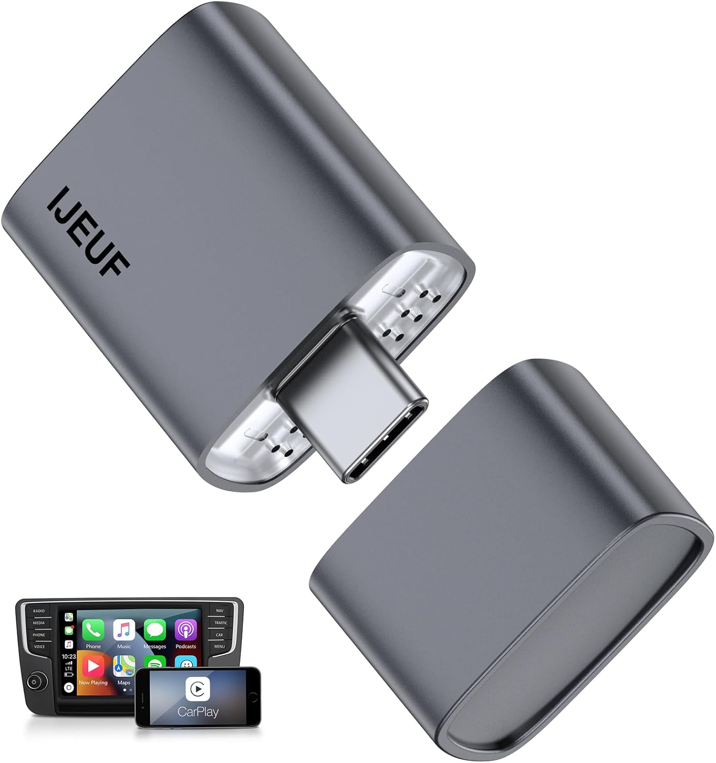 Adaptador inalámbrico CarPlay para Apple iPhone 2025.