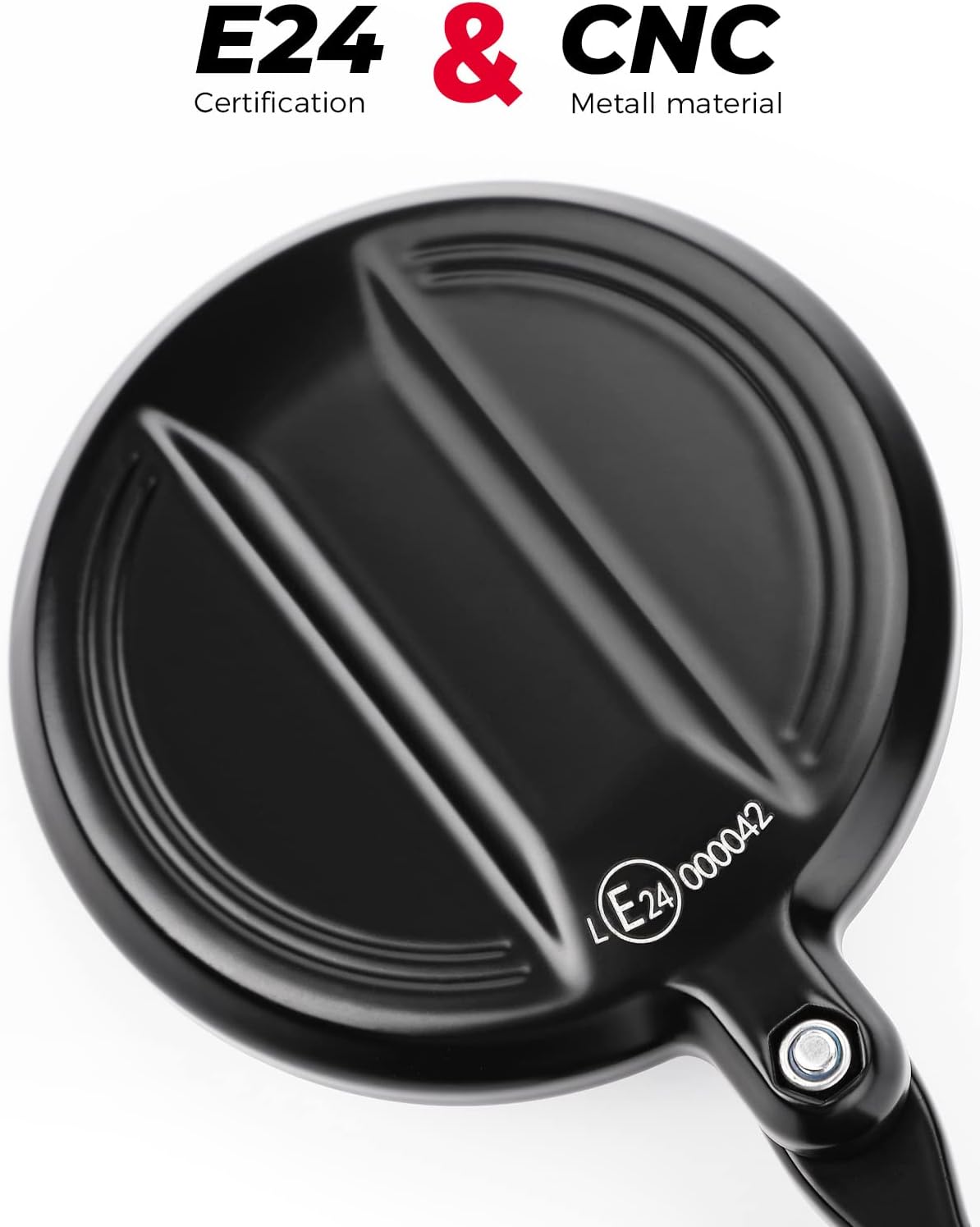 Espejos universales para motocicleta, 360°, KEMIMOTO, giratorios.