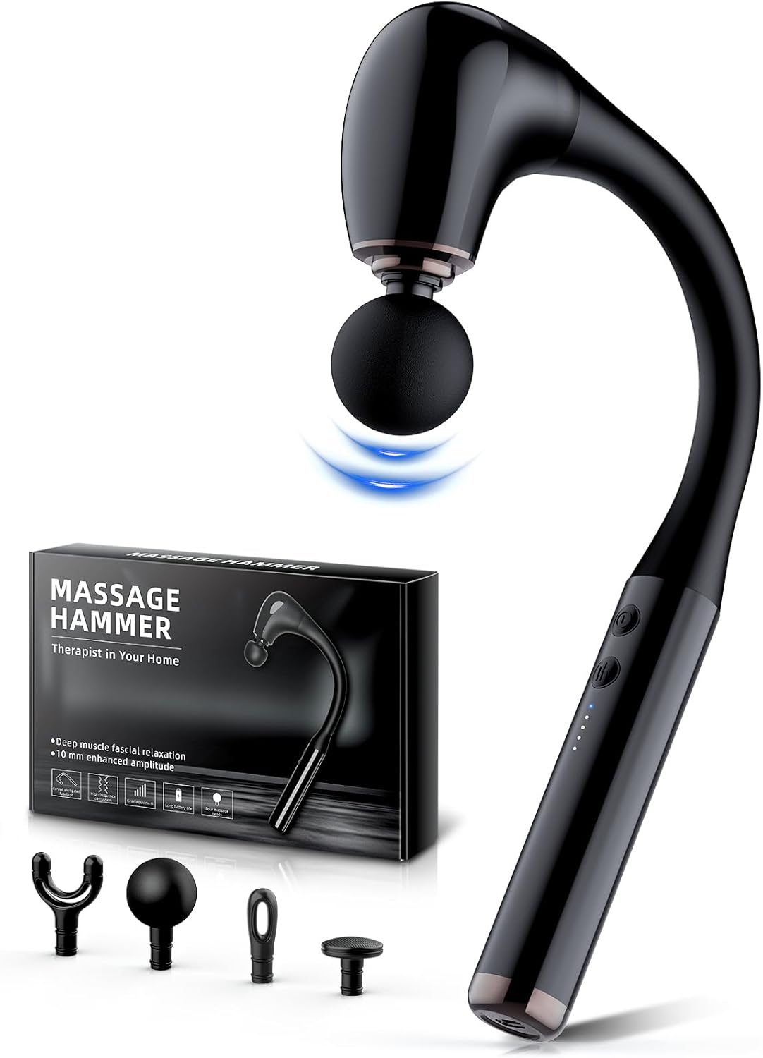 Pistola de masaje con mango de extensión mejorado. (USADO)