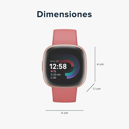 Smartwatch de Fitness, Fitbit Versa 4, con GPS integrado (USADO).