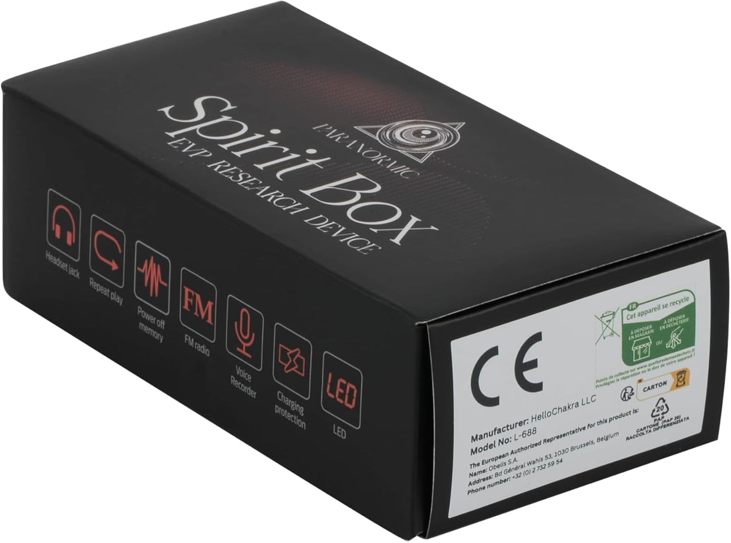 Kit de equipo de Ghost Hunter's Choice con SD de 32 GB, radio BT.