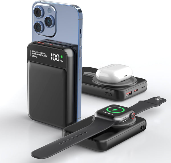 Banco de Energía Magnético 830, Batería de 1200 mAh. (USADA)