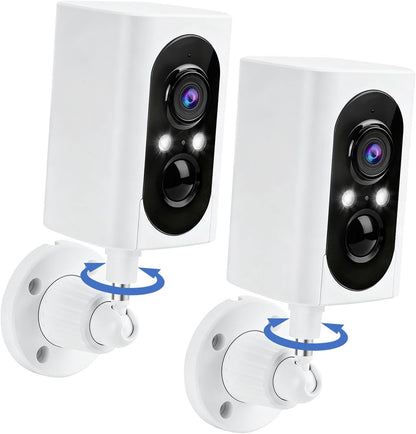 Cámaras Seguridad WiFi 2K Exterior IP65 Visión Nocturna