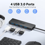 ACER USB Hub 4 Puertos portátil Puerto alimentación Tipo C