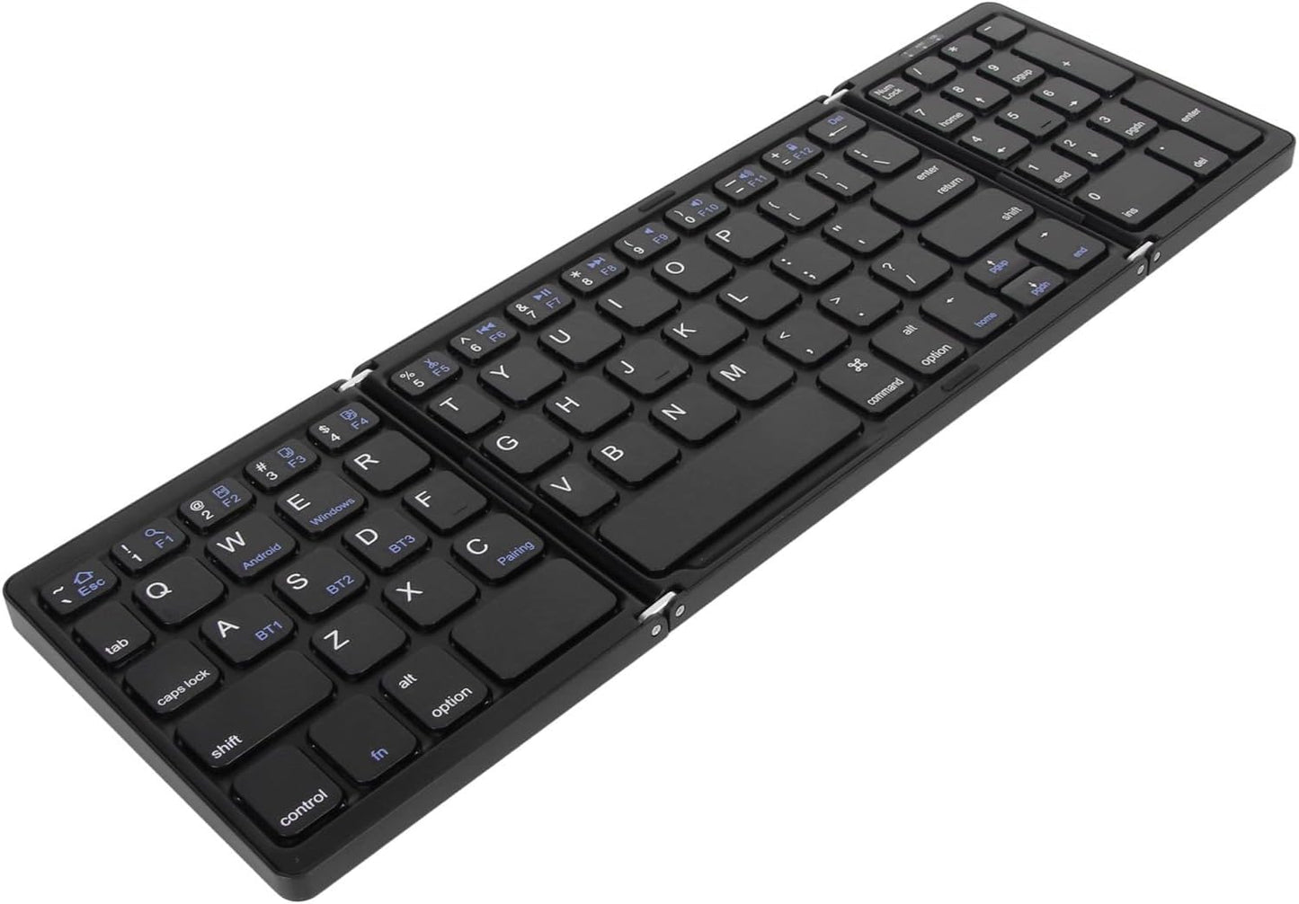 Teclado plegable, conexion bluetooth, 30CM largo, 15.5 plegado