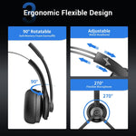 JIAMQISHI, Auriculares BT, wireless  c/micrófono.(USADO)